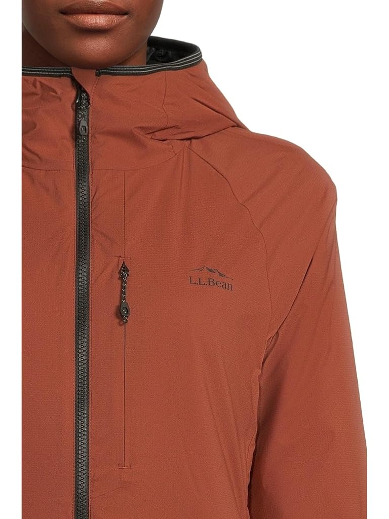 Brown L.L.Bean Primaloft Packaway Air Hoodie