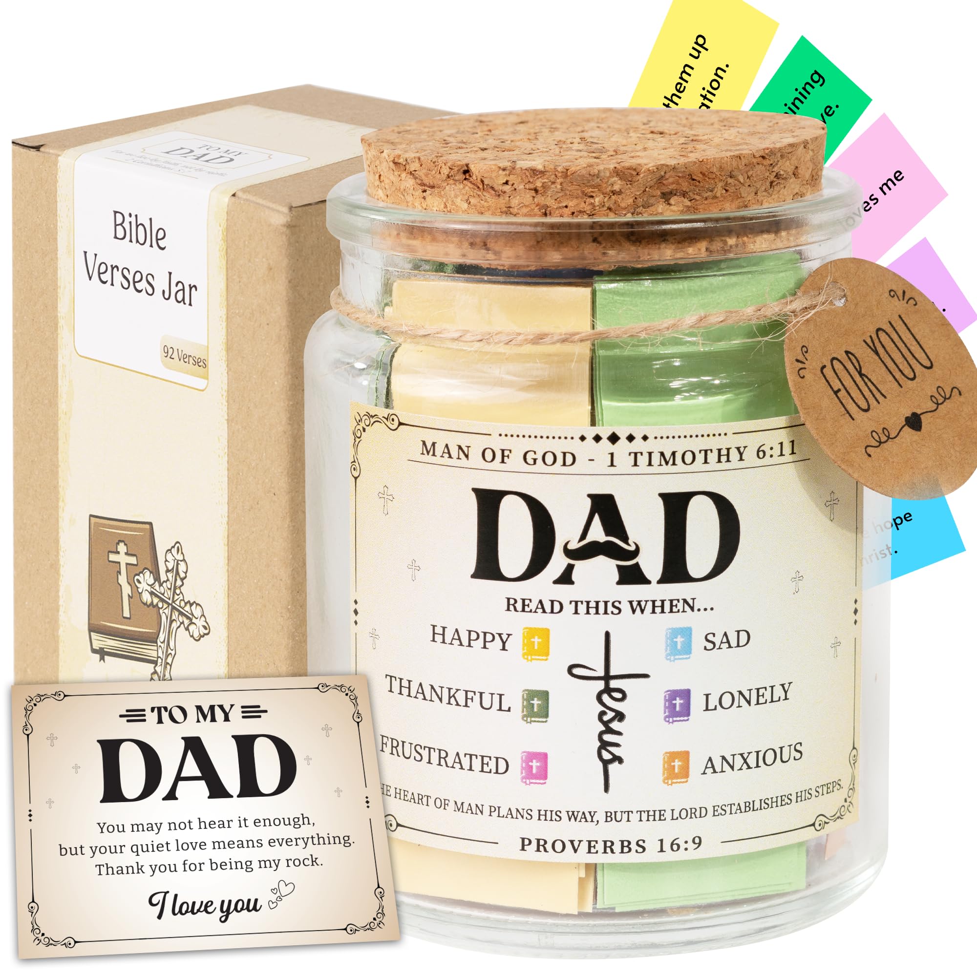Bible Verse Jar (Bible Jar For Dad)