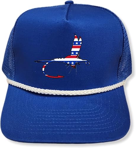 Miniatura 15 de ThatsRad Out for Trout Snapback Sombrero Pesca Pescador Trucker Garage 80's Pinstripe Ninfa Capitán Mack,Americanfly,Falsa,Boston,Clase de 82,Clase