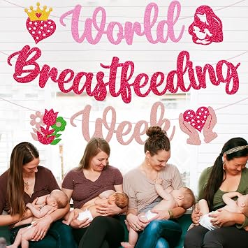 World Breastfeeding Week Banner World Breastfeeding Awareness Month Banner
