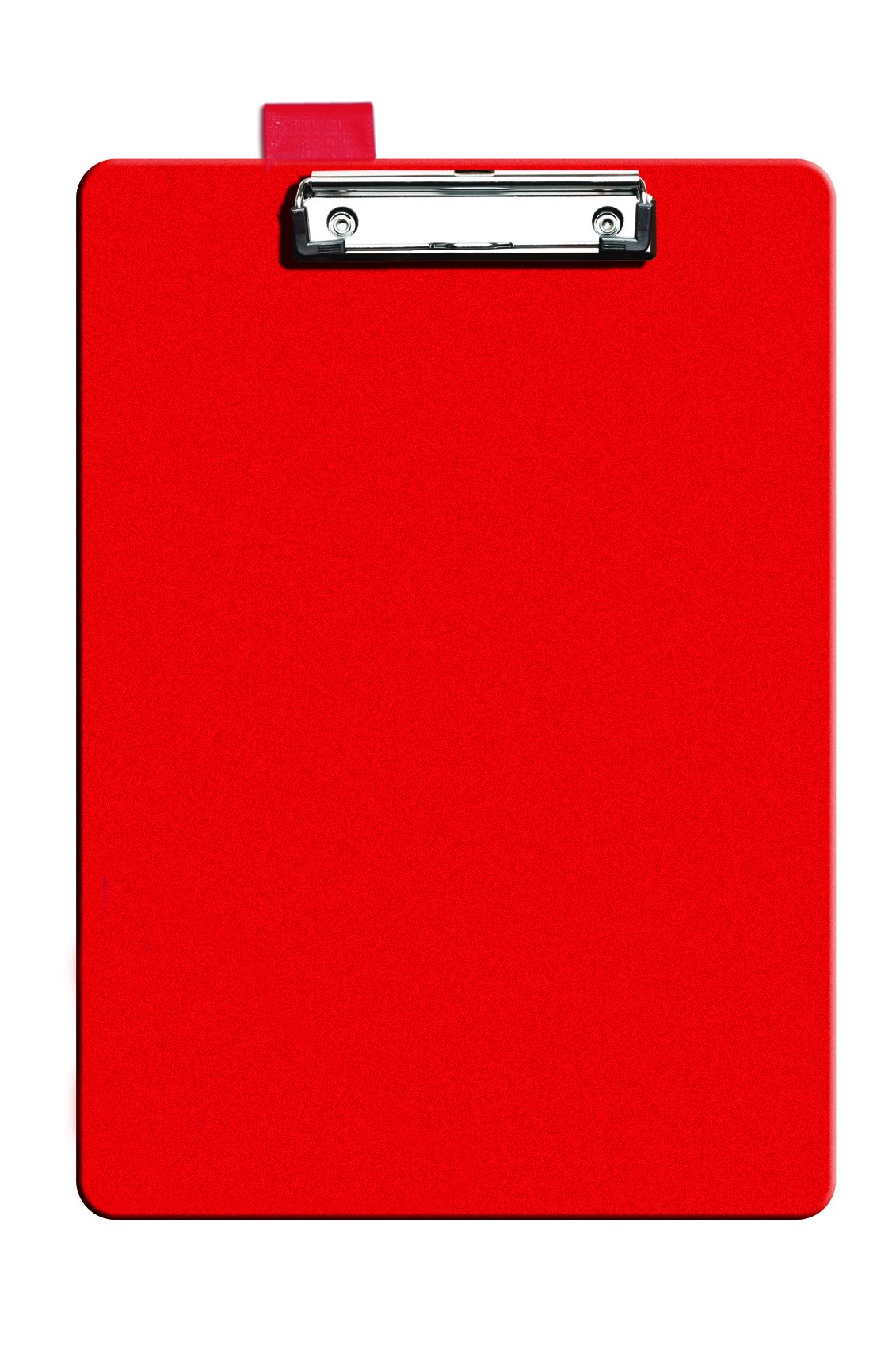 A4+ PVC Covered Clipboard with Heavy Duty Clip - Red