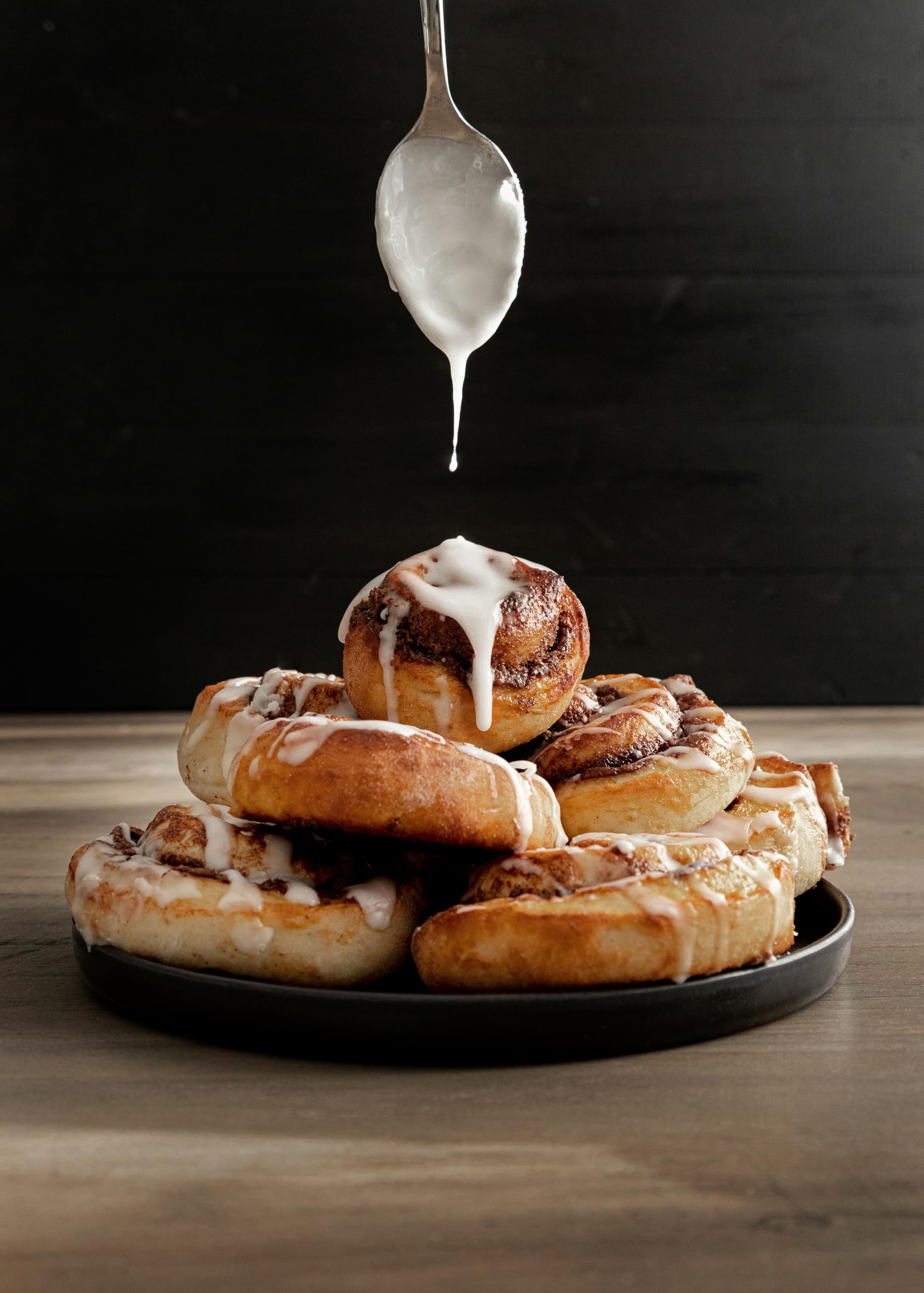 RUF - Cinnamon Rolls, Preparado Alimenticio en Polvo, Glaseado de Azucar, 8 porciones, 497gr