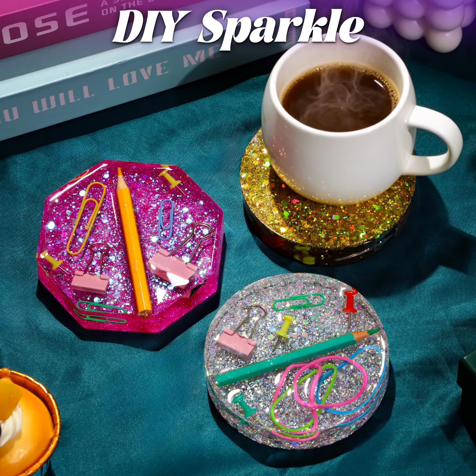 Holographic Glitter - 16 Jars for Crafts & DIY -5