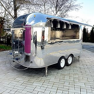 Spiegel Food Truck Konzessionsanhänger mit Rädern für Business und Vending Cart zum Verkauf