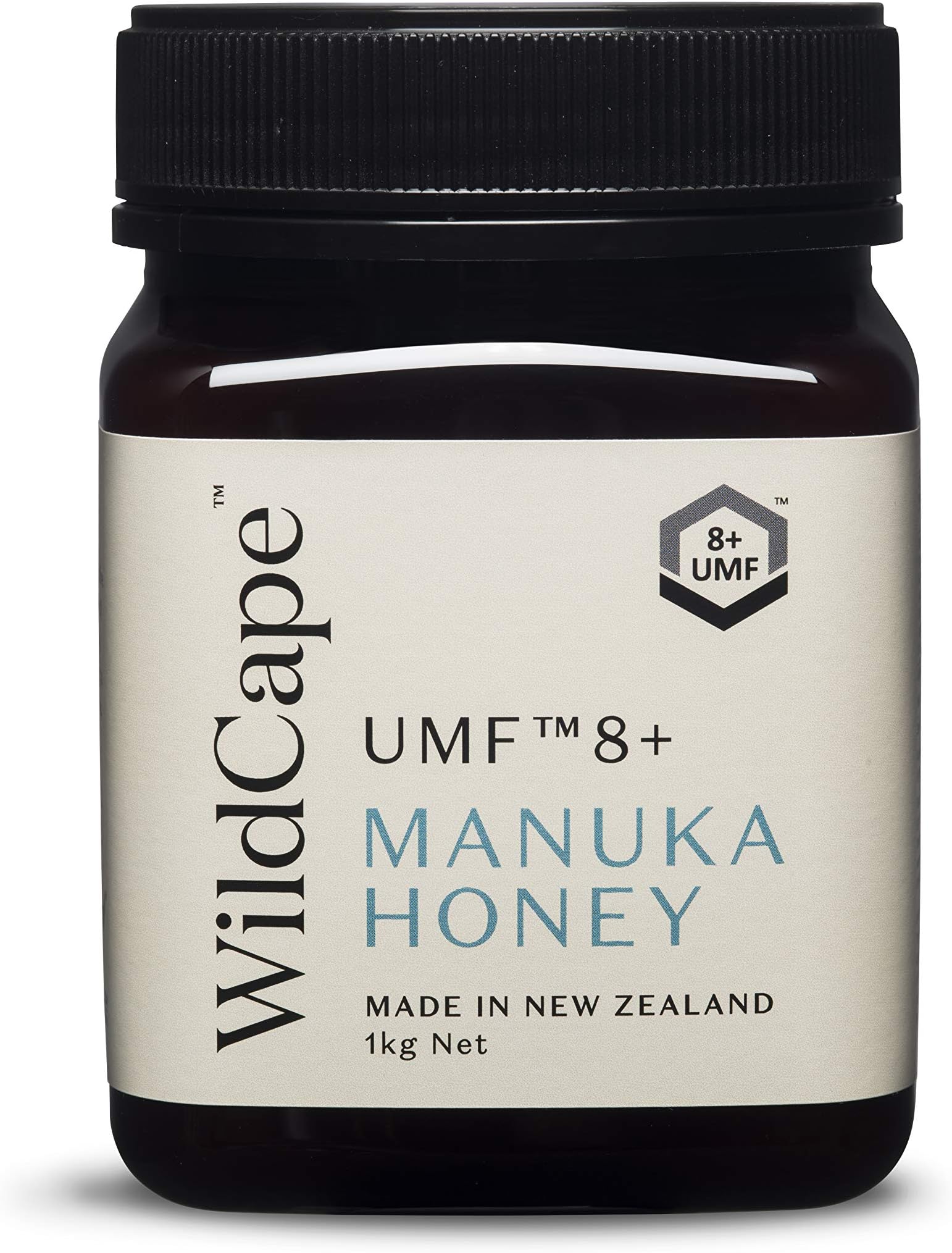 WILDCAPE 8+ UMF Certified Manuka Honey - East Cape New Zealand (MGO 182+), 1kg (2,2 lb)