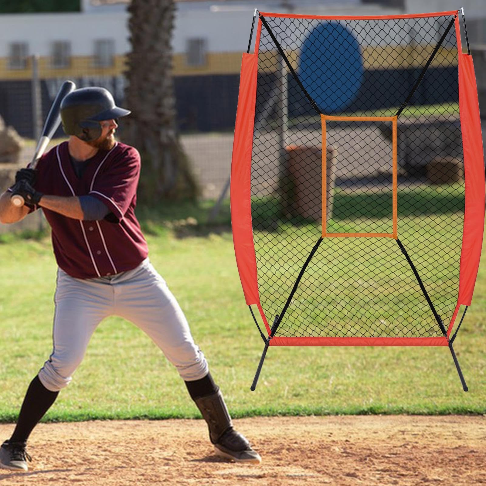 Pitching Target Strike Zone - Strike Zone Target für Pitching Net, Einstellbares Strike Zone-Netz | Baseball-Übungsnetz zum Schlagen, Schlagen, Fangen, Pitching-Übungen und Standortgenauigkeit