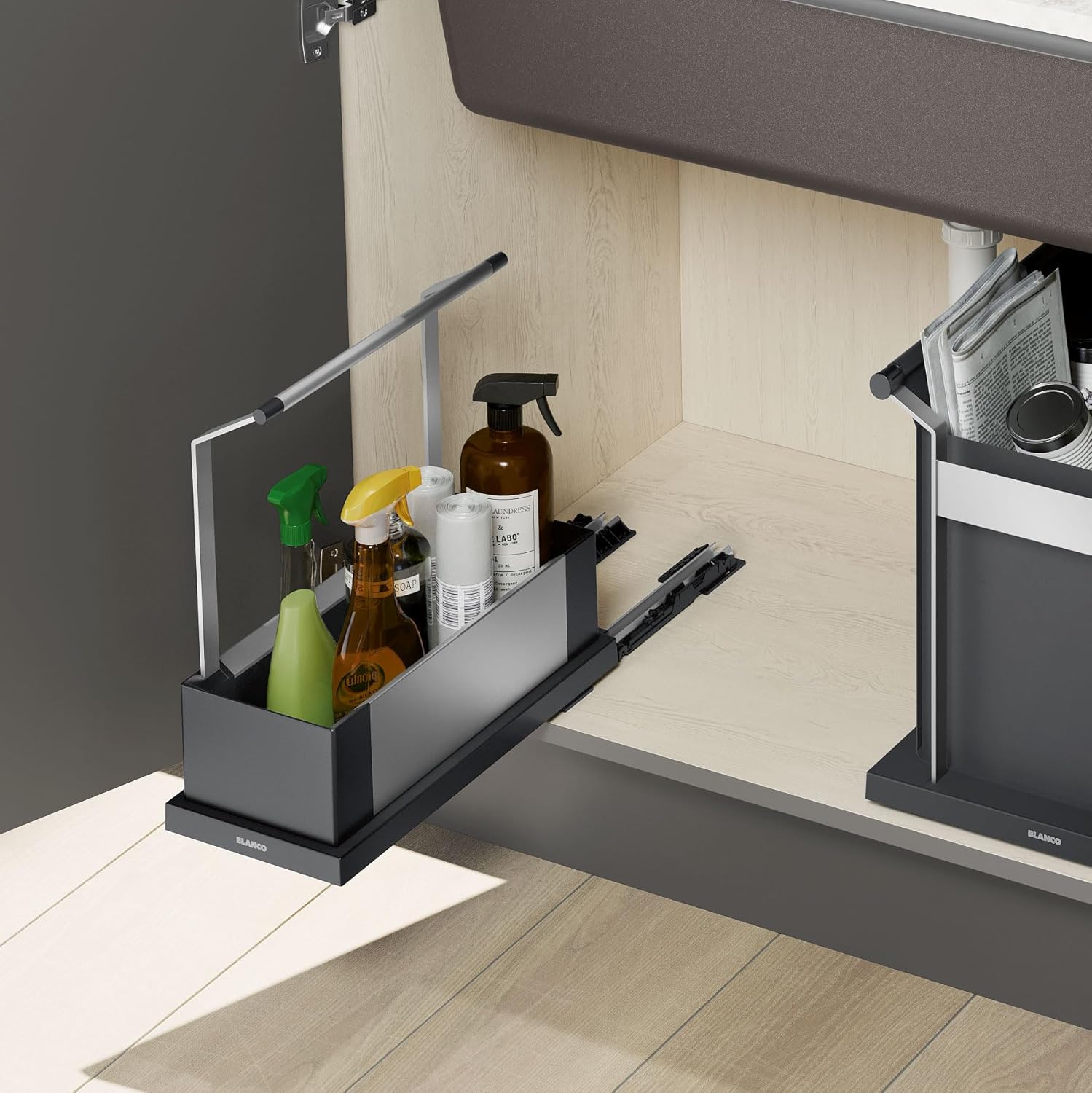 BLANCO Storage 20 Sink Caddy, Black