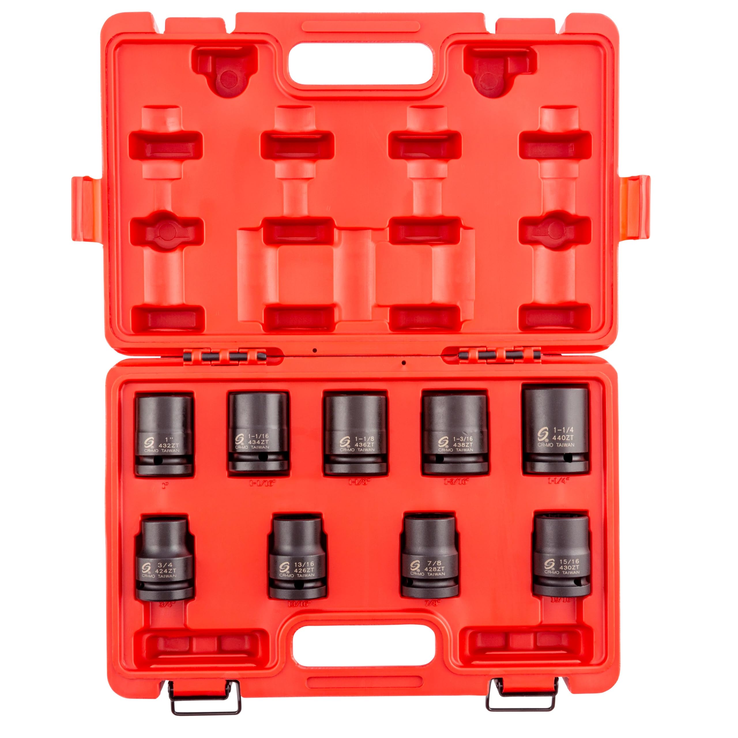 ASUNE 4点セット SUNEX TOOLS 4687 3/4-Inch Drive 12-Point SAE Impact Socket Set, 9