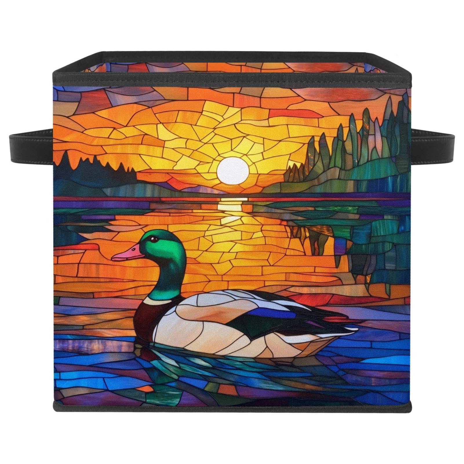 Boîte de rangement canard de lac pour organiser le dressing familial