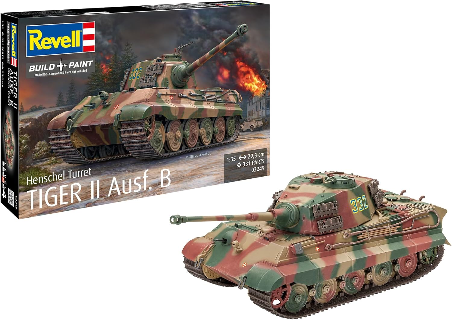 Revell of Germany Tiger Ll Ausf.B (Henschel Turret) Building Kit