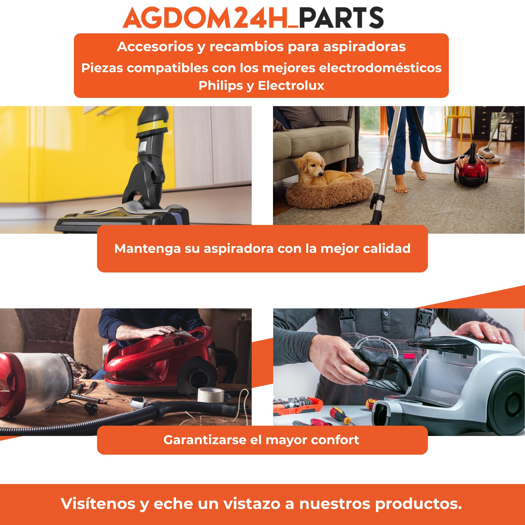 Motor para aspiradora inalámbrica compatible con AEG Electrolux 140249213012