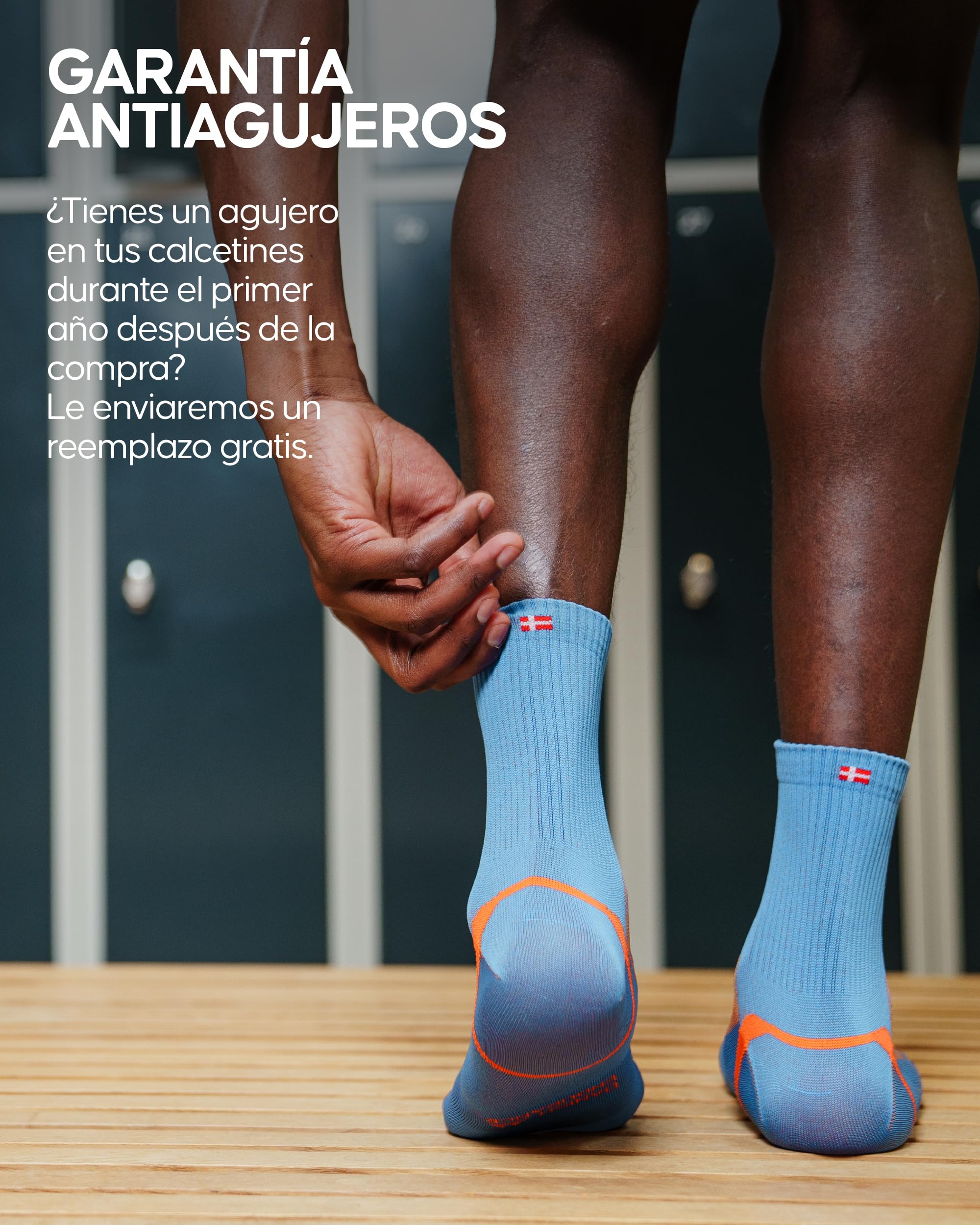 DANISH ENDURANCE Calcetines Deportivos Hombre y Mujer, Media Caña, Pack de 3 y 5 - Calcetines Hombre, Ropa Deportiva, Padel, Running, Gym, Crossfit