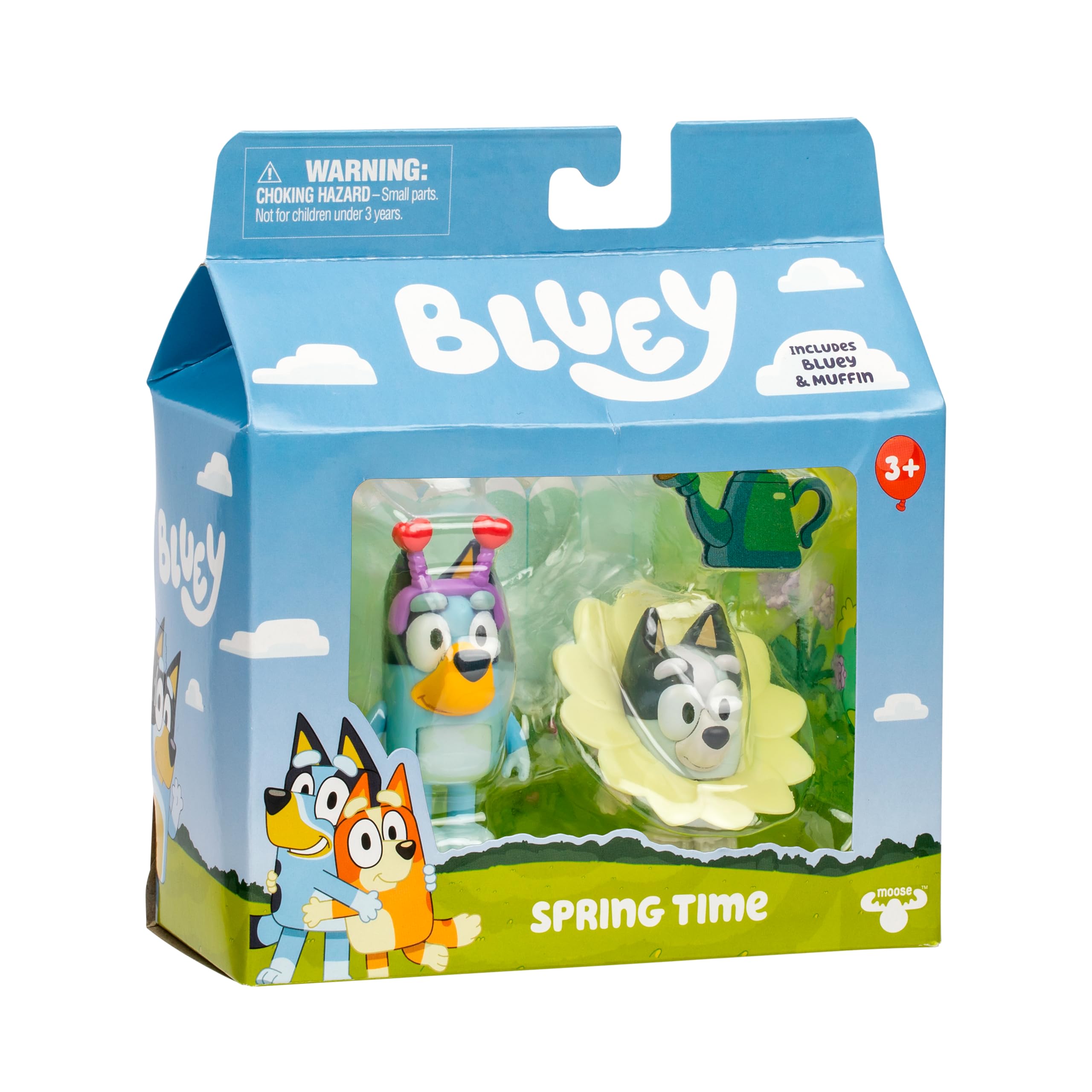 Bluey Figura S13, 2 unidades, muffin de primavera