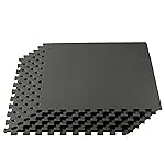 We Sell Mats 1/2 Inch Thickness Multipurpose EVA Foam Floor Tiles, Interlocking Floor Mat for Indoor Gym and Home Use, 24 in x 24 in, Charcoal Gray (24-13M)
