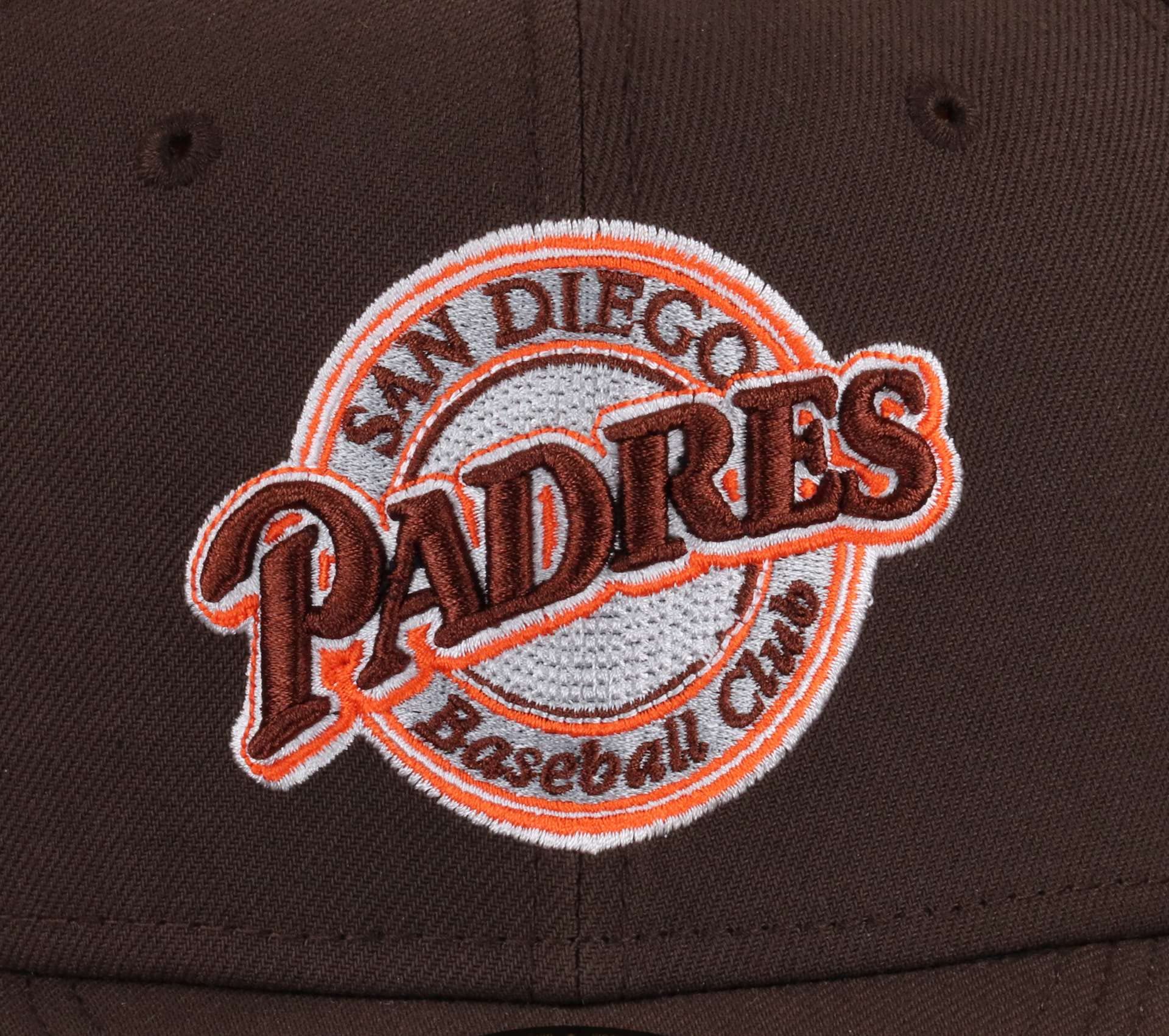 New Era San Diego Padres Baseball Club Walnut MLB 59Fifty Basecap