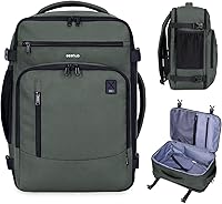 Vista 13 de ECOHUB Mochila de Viaje Mochila de Equipaje de Mano, Negro-3, Mochilas de viaje