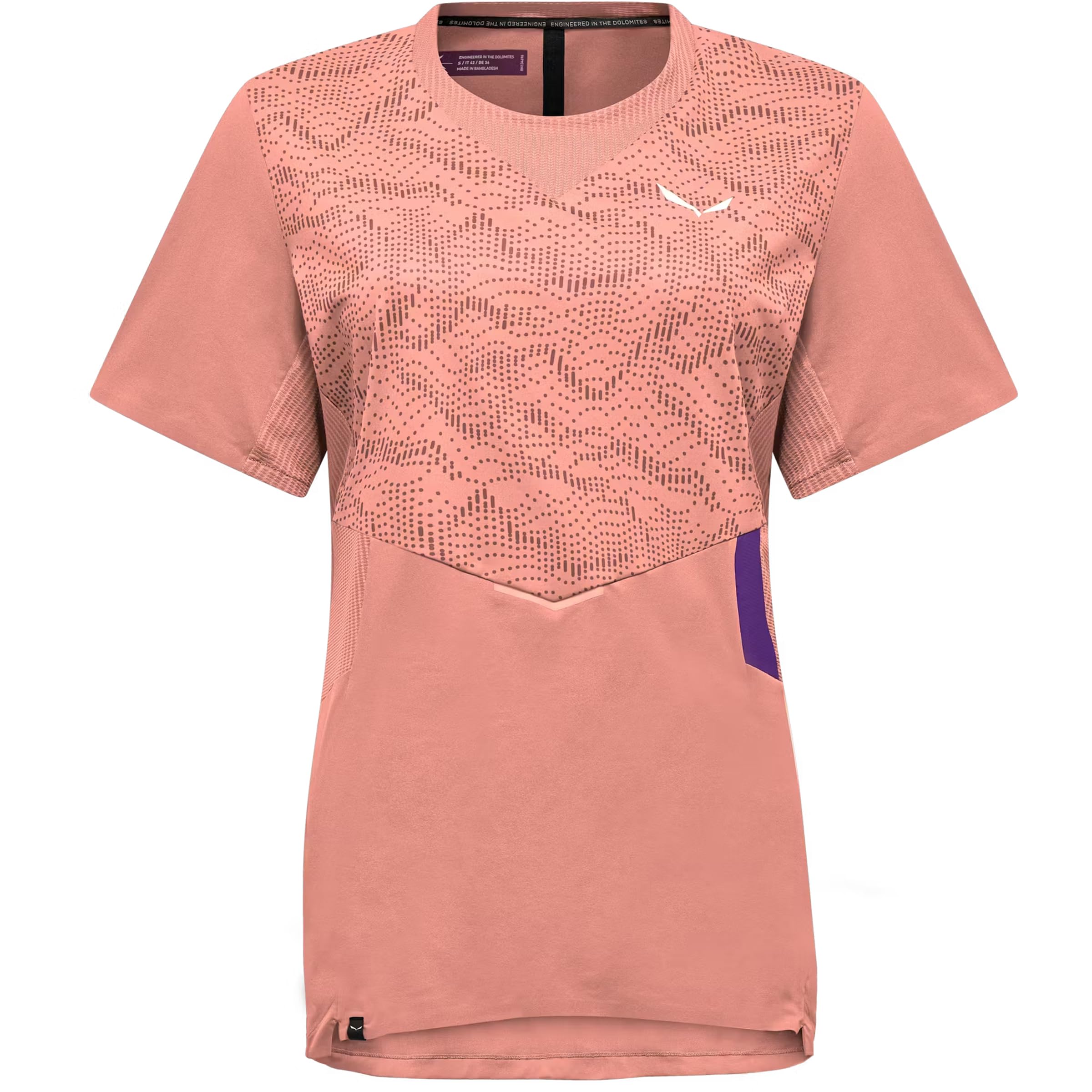 Salewa Femme Pedroc Tech Dry T-Shirt, Desert Pink, S
