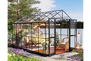 Jocisland 8x12x7.5 FT Walk in Greenhouse