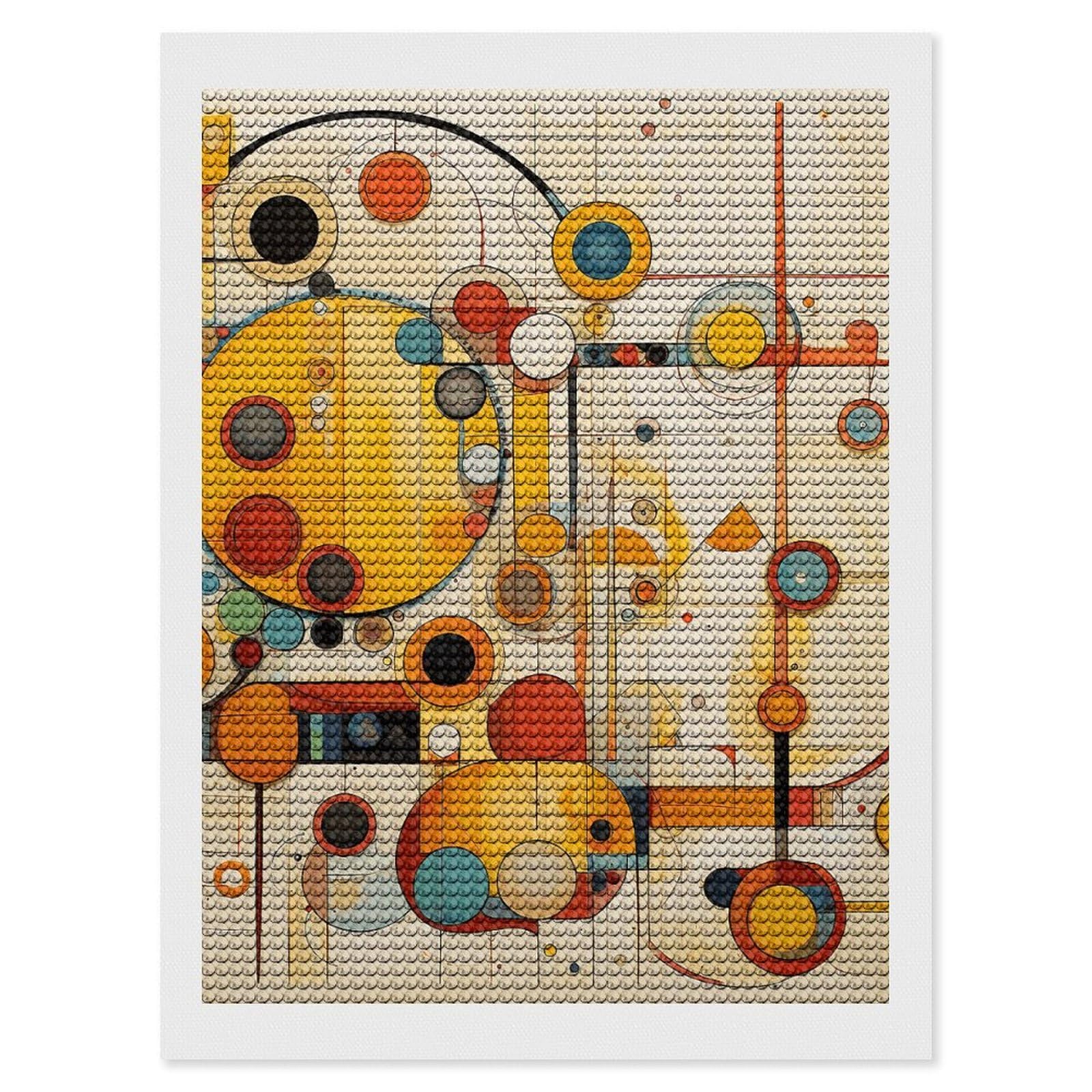 NONHAI Diamond Painting Kits for Adults - DIY Diamond Art Kits for Beginners - Full 5D Paint Drill Diamond Dots Paintings- Rich Swirls of Lines Diamonds Pictures Gem Art and Craft Wall Decor 12"x16"