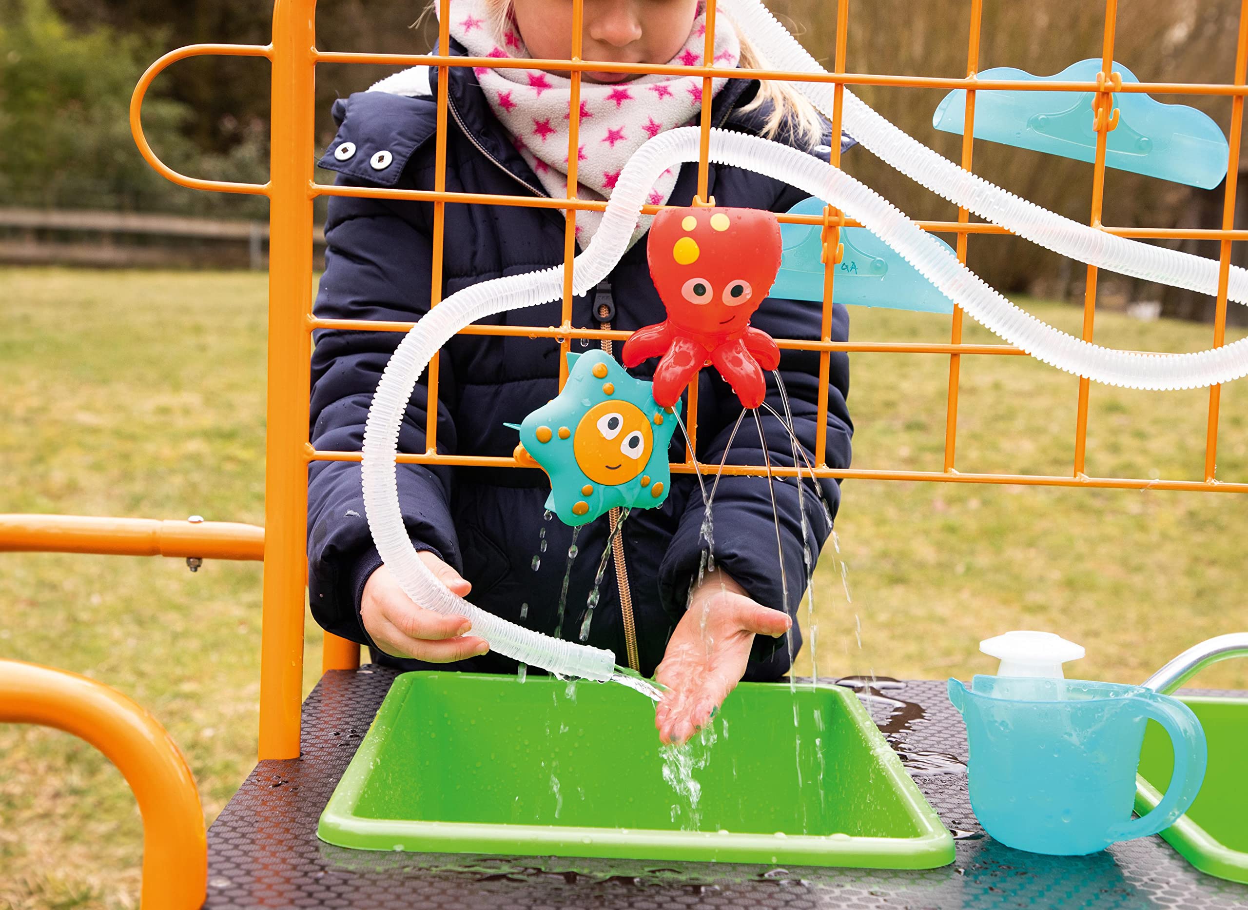 Beleduc TopPlay Mobiler Sand- und Wasserspieltisch - Sandeln Spielzeug