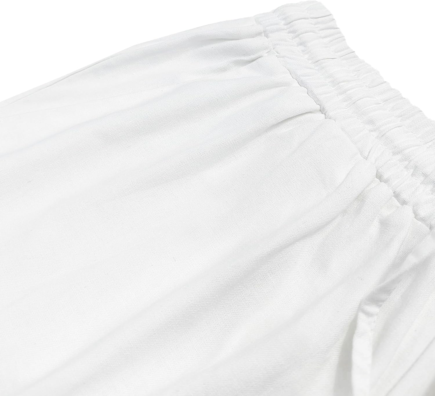 BIRW 2026 Summer Women Cotton Linen Pants Casual High Waist Comfy Lightweight Gauze Pants with Pockets Beach Trousers