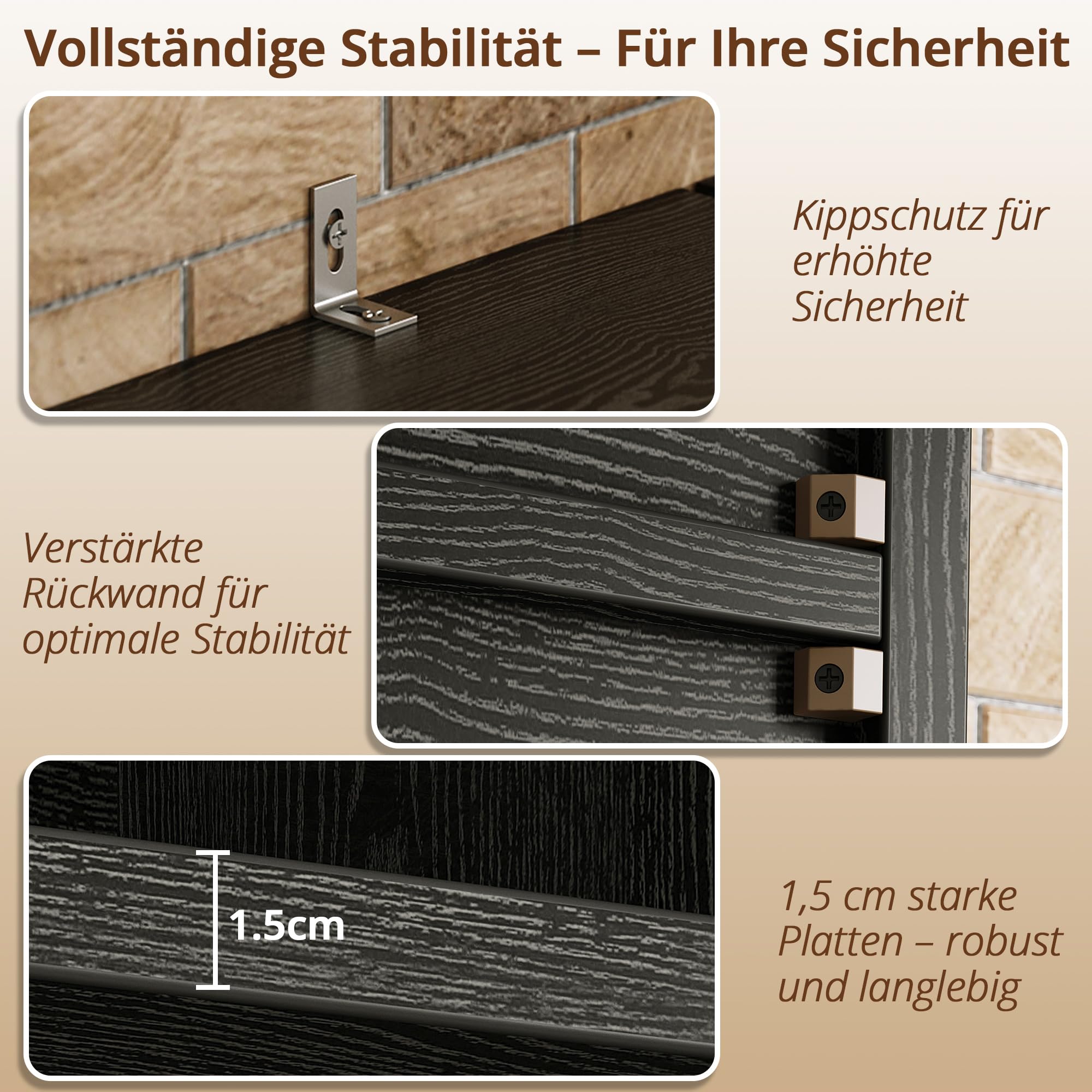 IRONCK Bücherregal Schwarz, Schmales Regal, 8-stöckiges 23.6 x 30 x 180cm | Würfelregal mit 8 Ebenen, Aufbewahrungsregal, Präsentationsregal, offenes Regal, für Wohnzimmer Home Office Schlafzimmer
