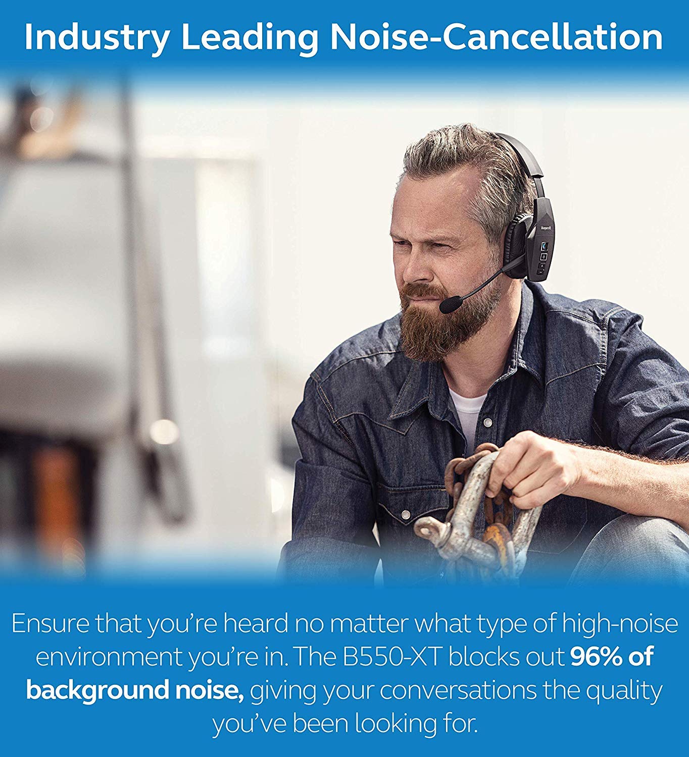 BlueParrott B550-XT Voice Controlled Bluetooth Headset Review - Dettaglio