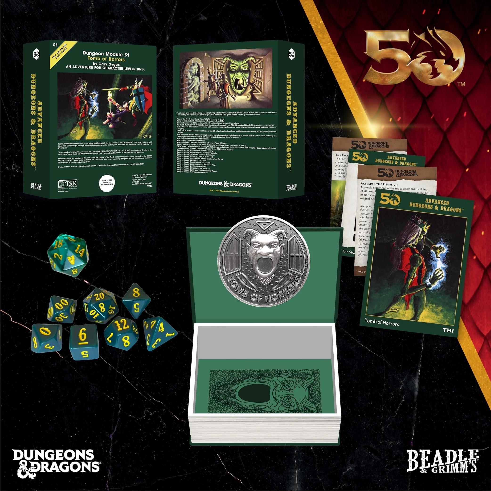 Beadle & Grimm's Set di dadi e accessori - Tomb of Horrors
