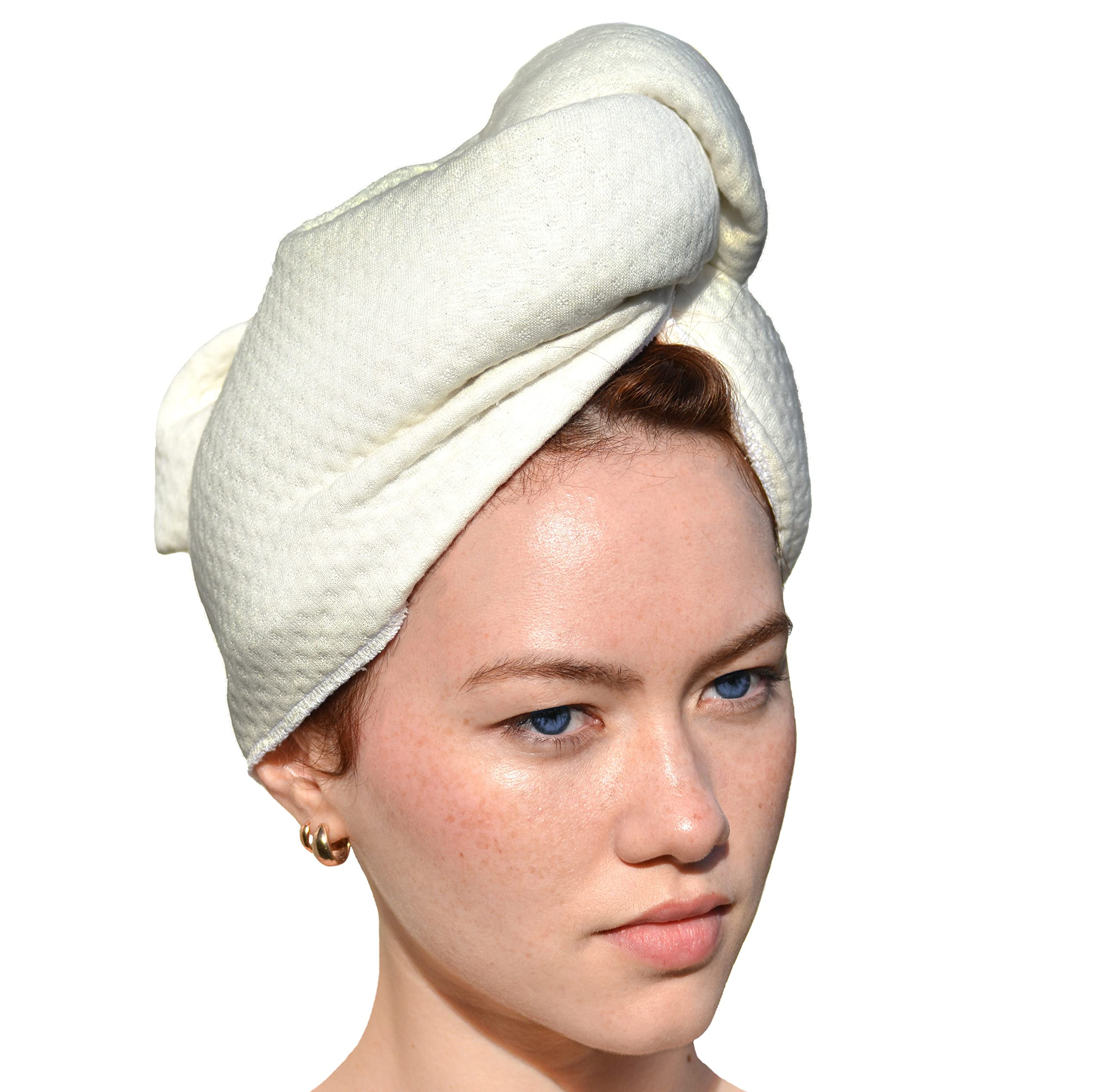 Better Than TShirt Hair Towel for Curly Hair | Handmade Organic Bamboo Viscose Not Microfiber | Plop Towel Tshirt Towels for Curly Hair Plopping Shirt Women Towel Curls Sleep in Hair Towel Wrap Turban