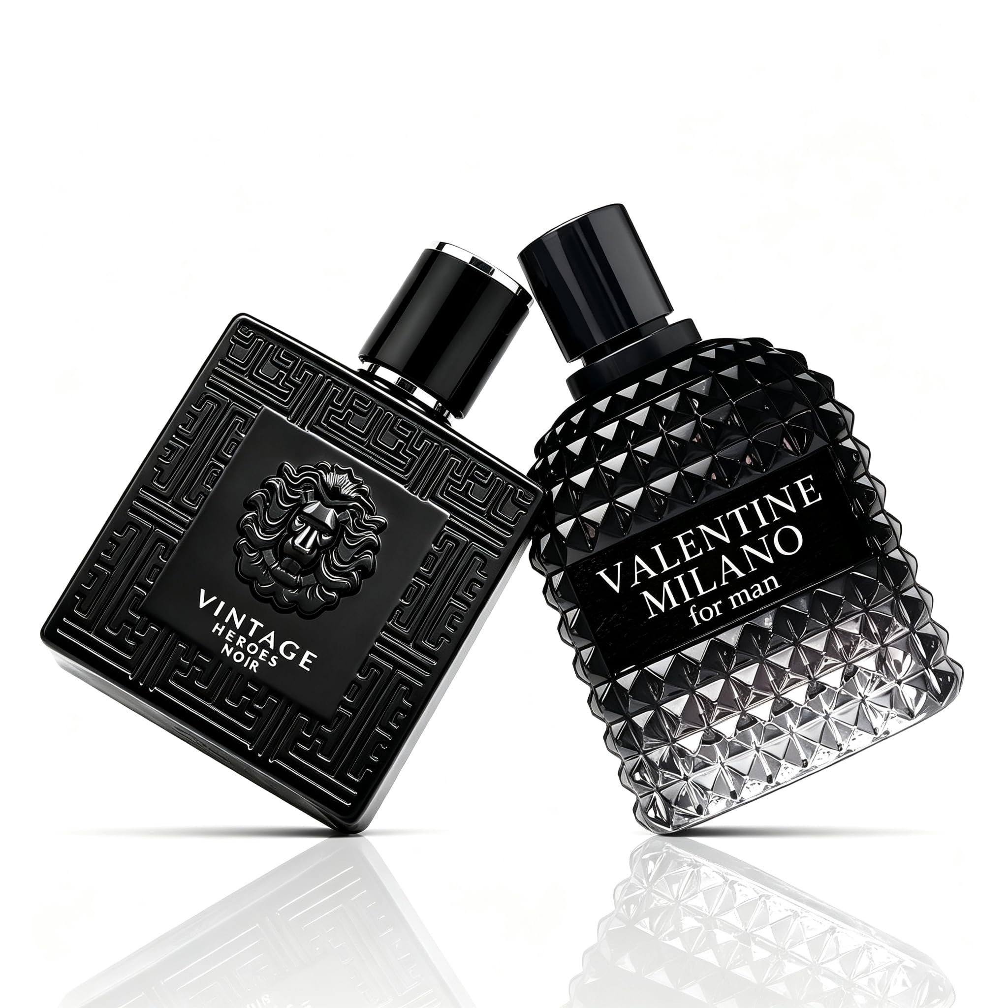 AFLUXE Men's Cologne Set 2PCS, Citrus Leather Woody Fragrance