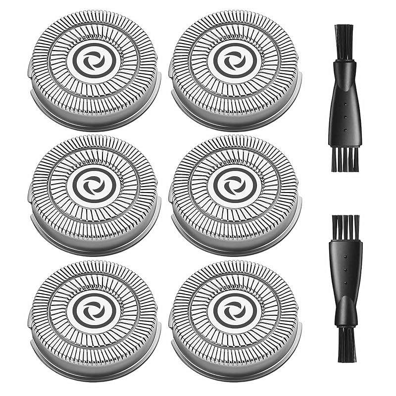 Cabeças de reposição para barbeador elétrico rategist WD-787, pacote com 6