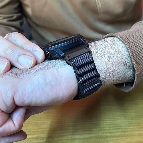 Miniatura 6 de Correas de reloj compatibles con Garmin Fenix 7 Pro 6 Pro 5 plus Instinct 1 2 Forerunner 965 955 945 36.820 in VelcroAlpine Loop Correa de reloj de