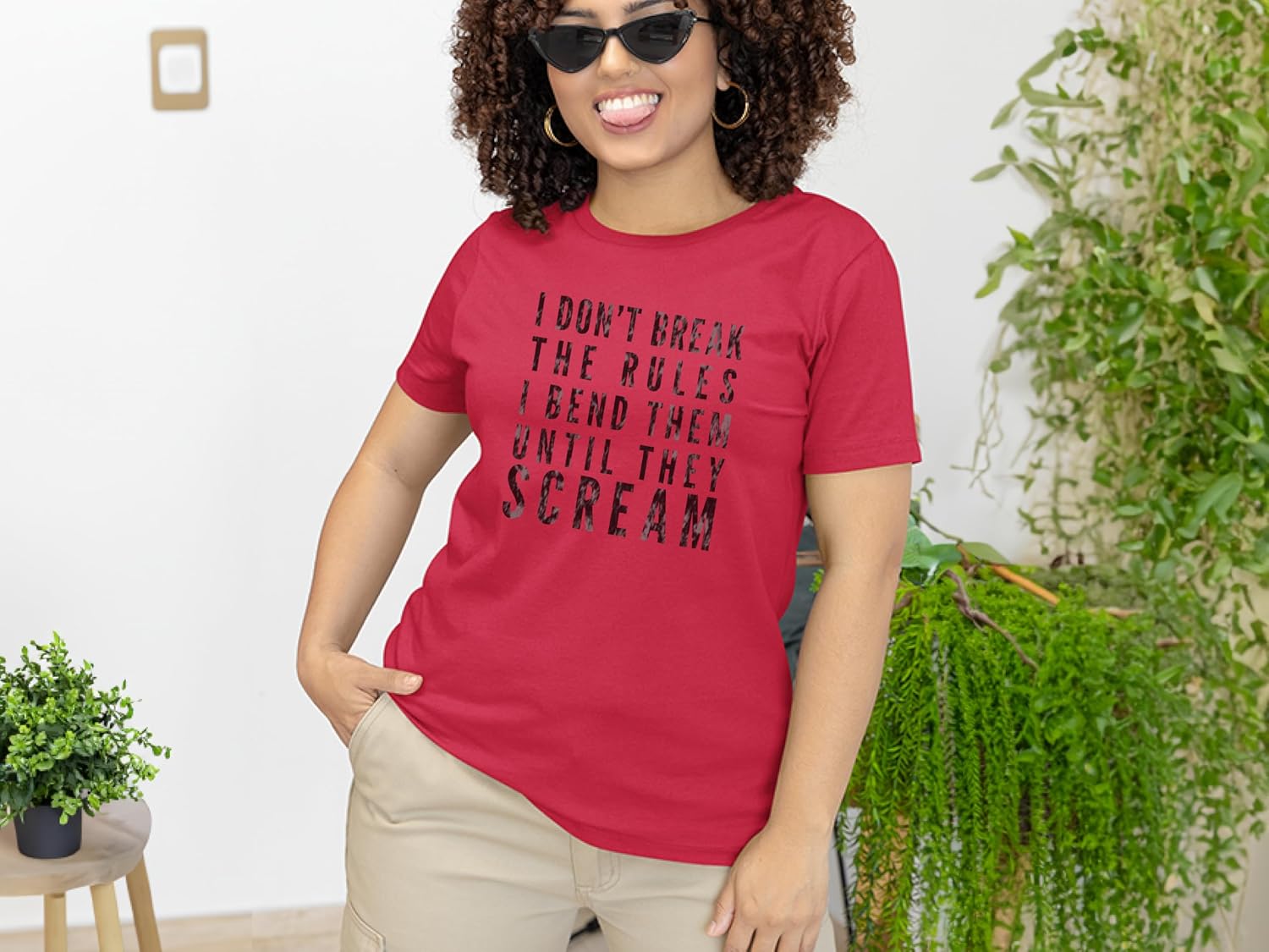 I Don't Break The Rules, I Bend Them Shirt | Funny Rule Bender Tee for T-Shirt