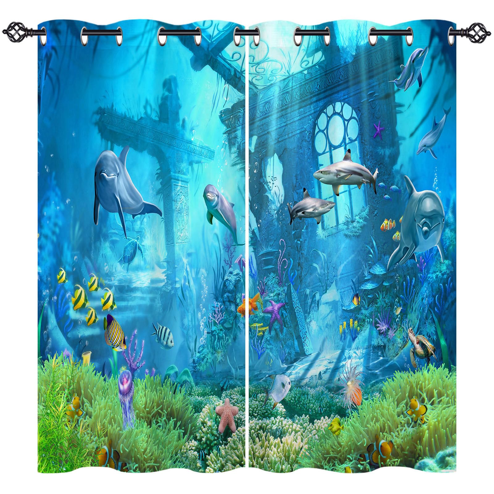 ANHOPE Customised Thermal Blackout Curtains Custom Size No.0921 — image 1