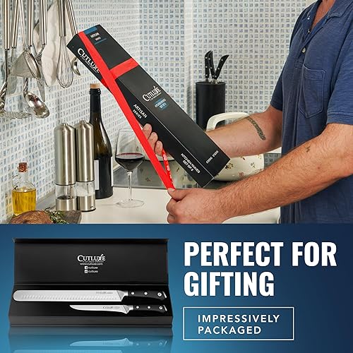 Miniatura 5 de Cutluxe Juego de cuchillos para tallar barbacoa  Cuchillo de corte de pechuga y cuchillo para deshuesar para cortar carne  Cuchillo profesional con