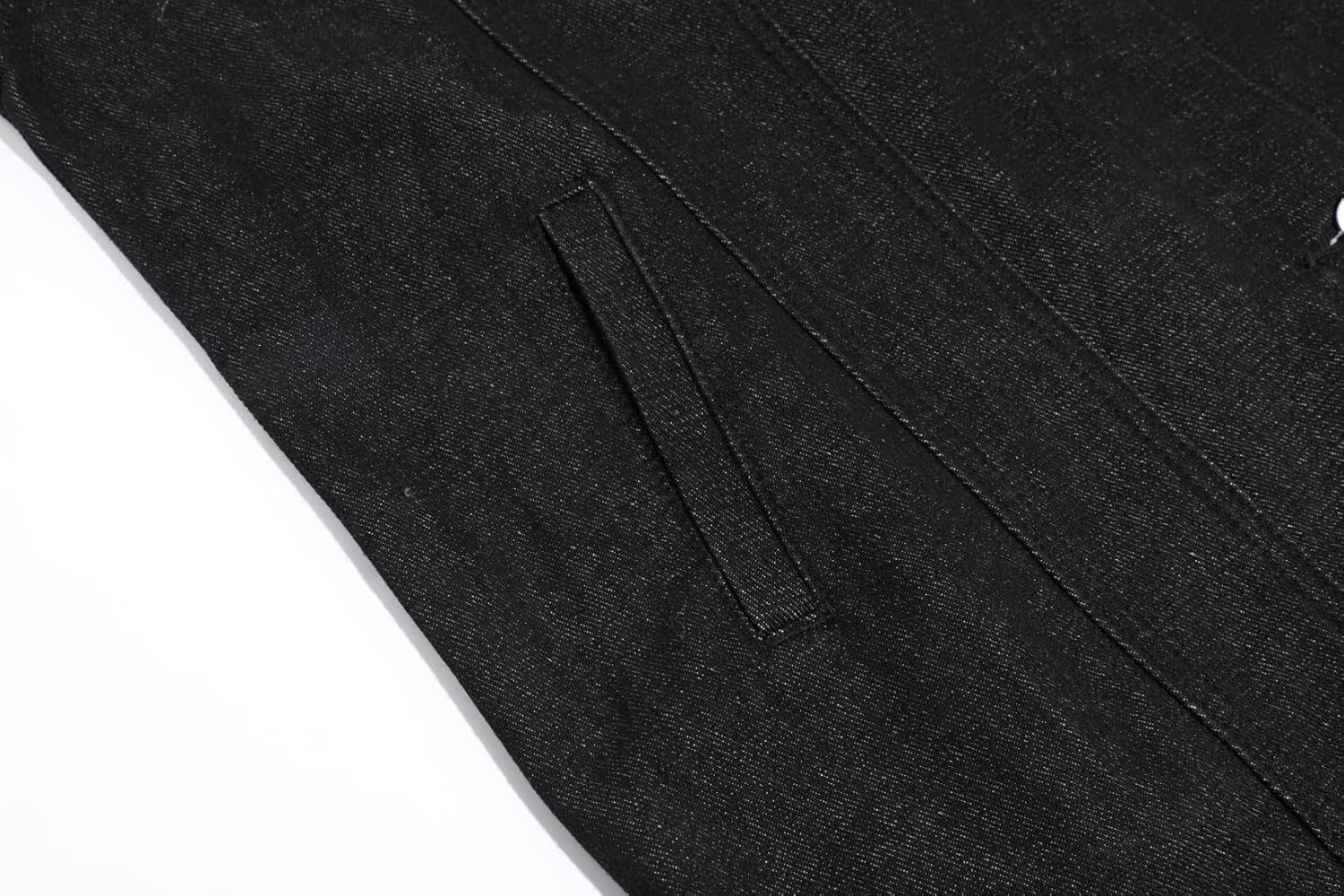 chouyatou Women's Fashion Spring Button Down Midi Long Denim Jean Jacket Trench Coat - Image 6