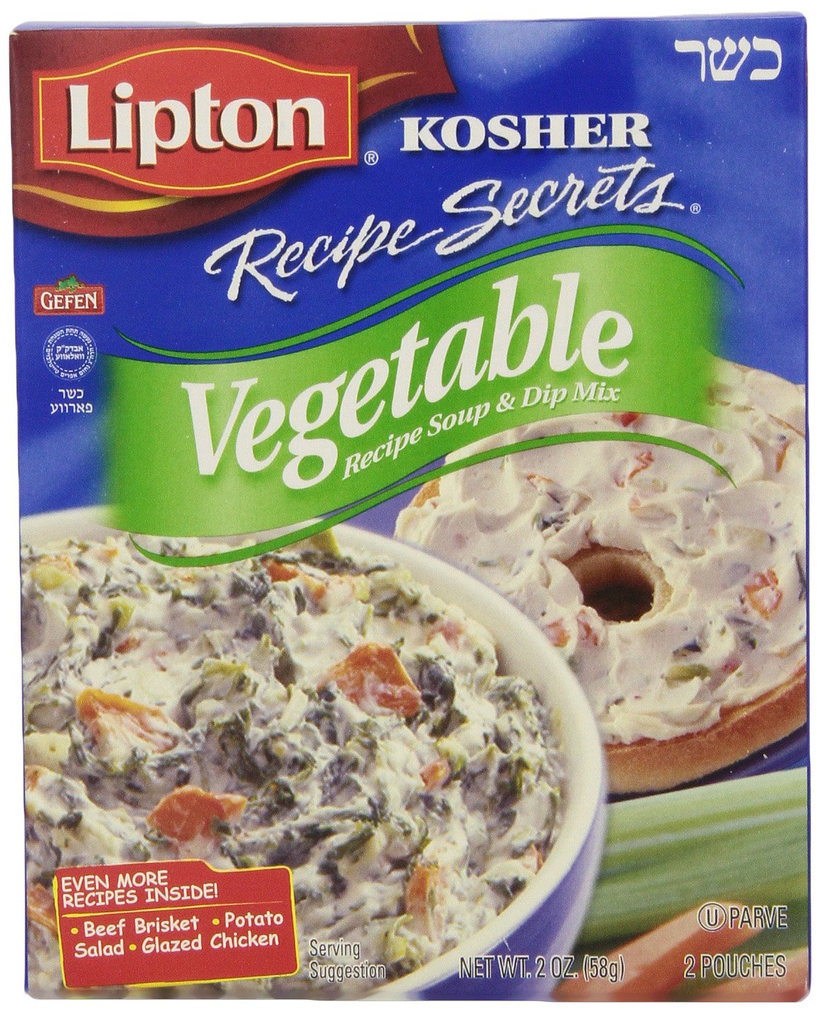 Lipton Recipe Secrets, Ranch Soup & Dip Mix, 2.4 Ounce (Pack of 12)