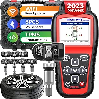 Autel MaxiTPMS TS508WF KIT TPMS Tool, 2023 Newest WiFi Ver. Upgrade of TS508K/TS508/TS501/TS408, TPMS Programming Tool with 8PCS 315+433Mhz Metal MX-Sensors, TPMS Relearn, Activate, Diagnostics