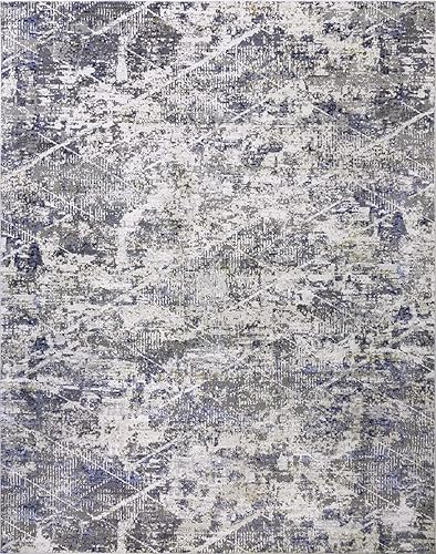 Miniatura 6 de Gertmenian 19619 - Alfombra abstracta bohemia III moderna para sala de estar y cocina, alfombra de área bohemia, 8 x 10 pulgadas, grande, borde