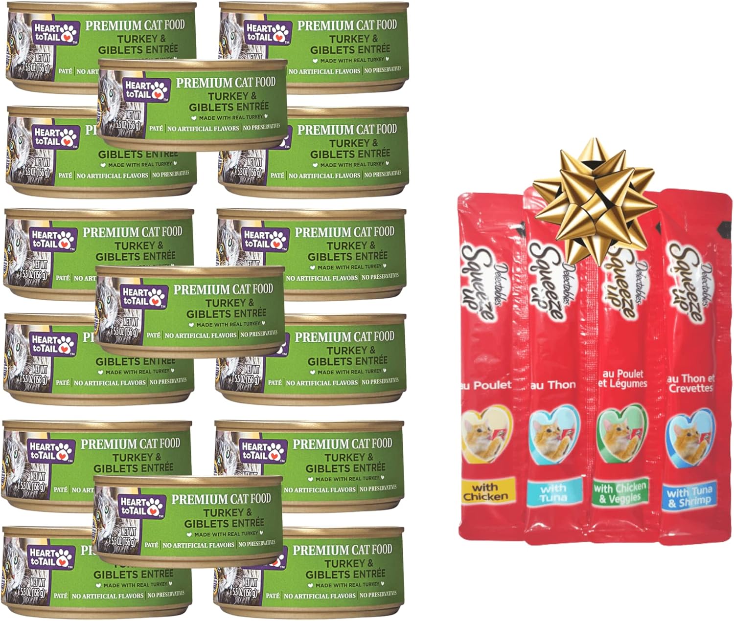 HEAR TO TAIL Heart to Tail CAT Food 5.5 OZ (15 Pack