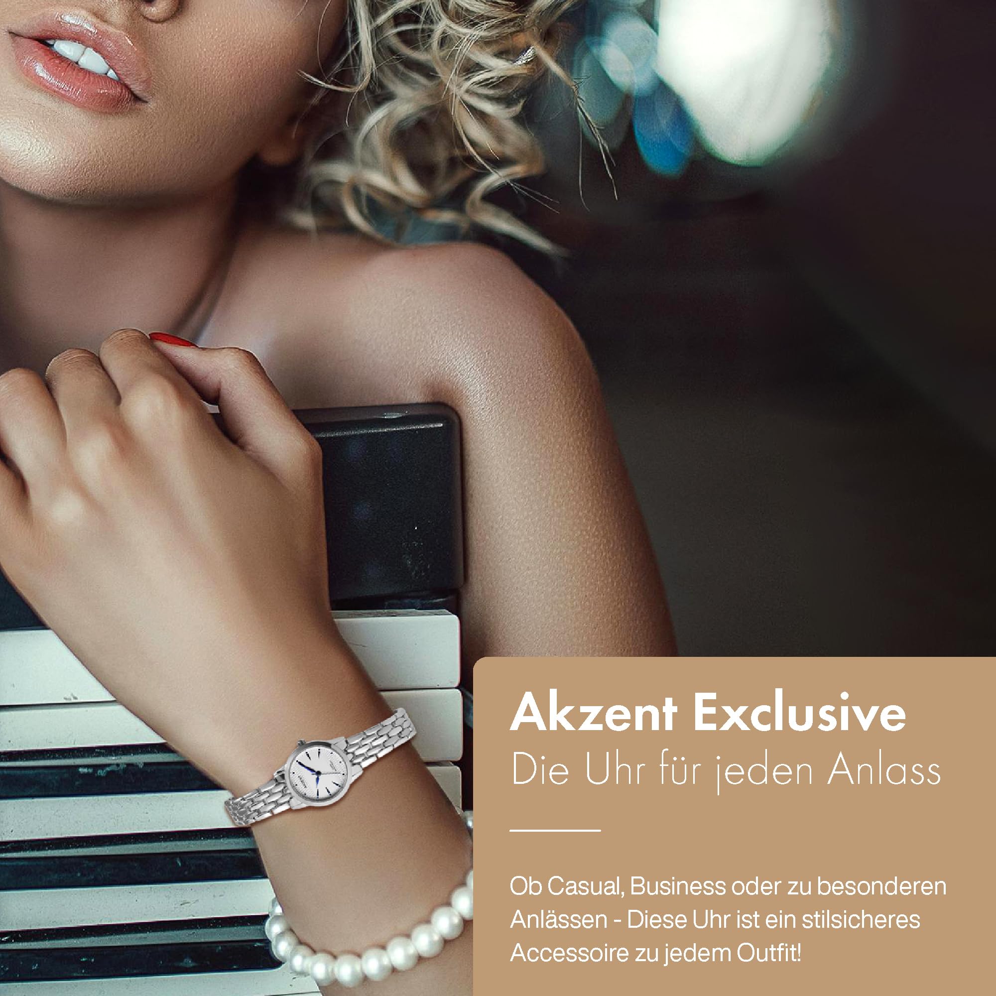 Orologio da Polso Bracciale Donna - Akzent - 1800199-001