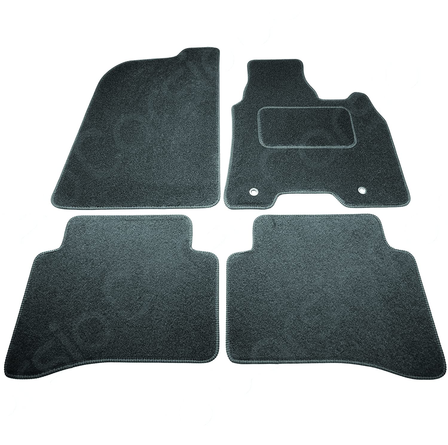 Tailored Black Carpet Floor Mats 4pc Set For Kia Sportage 2016 Onwards - UK Made