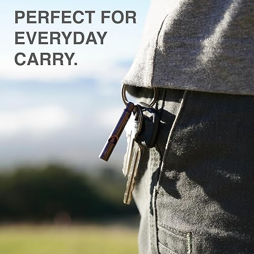 Miniatura 7 de DAILYCARRYCO. TiWhistle - Silbato de emergencia de titanio (morado claro)