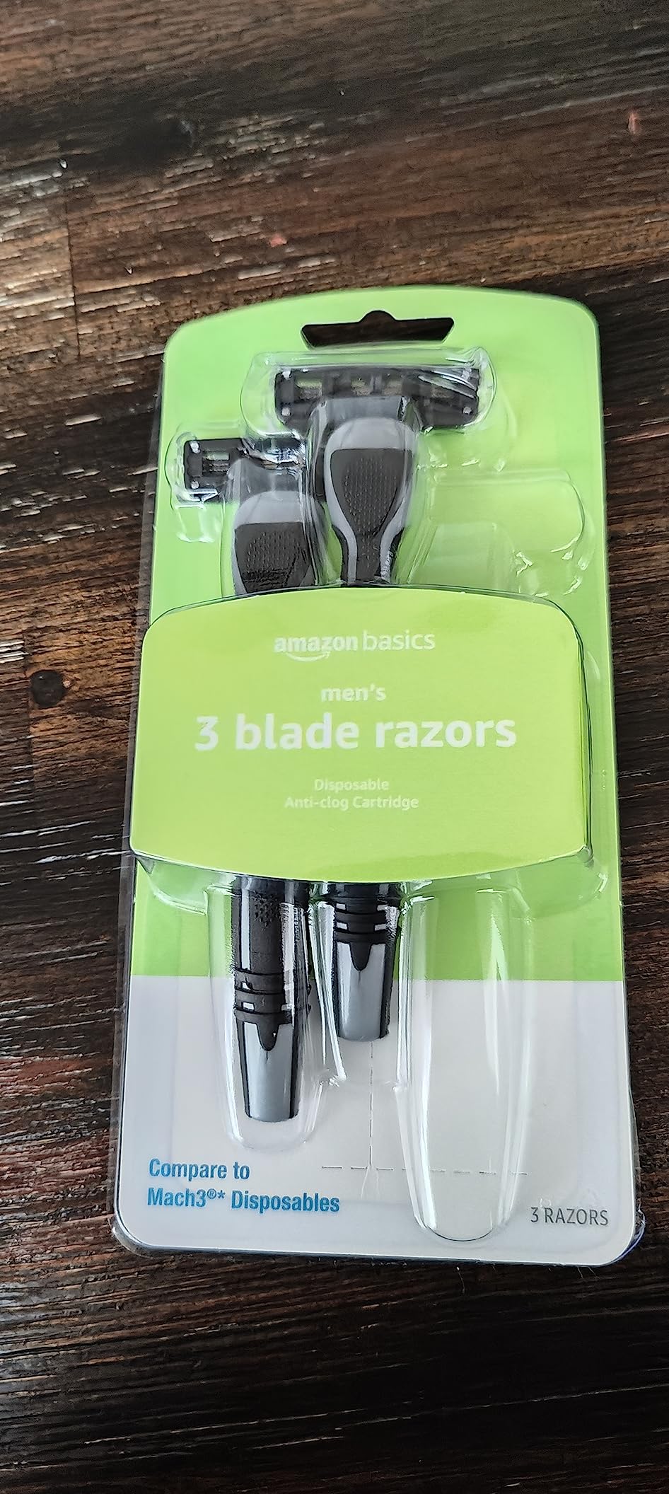 3 Ball Razor $1/mo - Finance Amazon Basics 3-Blade Disposable Razors for Men, 6 ...