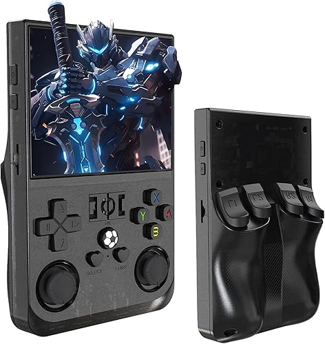 R36MAX - Consola de juegos de mano retro con juegos integrados de 22000+18000+, nueva consola de juegos 2025, pantalla de 4.0 pulgadas, juegos