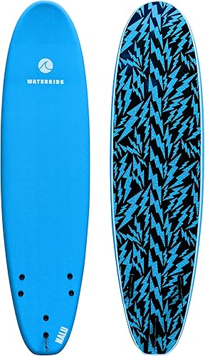 Miniatura 29 de WATERKIDS Kids Surfboard & Leash, Perfect for Learning How to Surf, Made for Kids,Soft Top for Beginners, Foam Surfboard Makes It Easy to Learn How