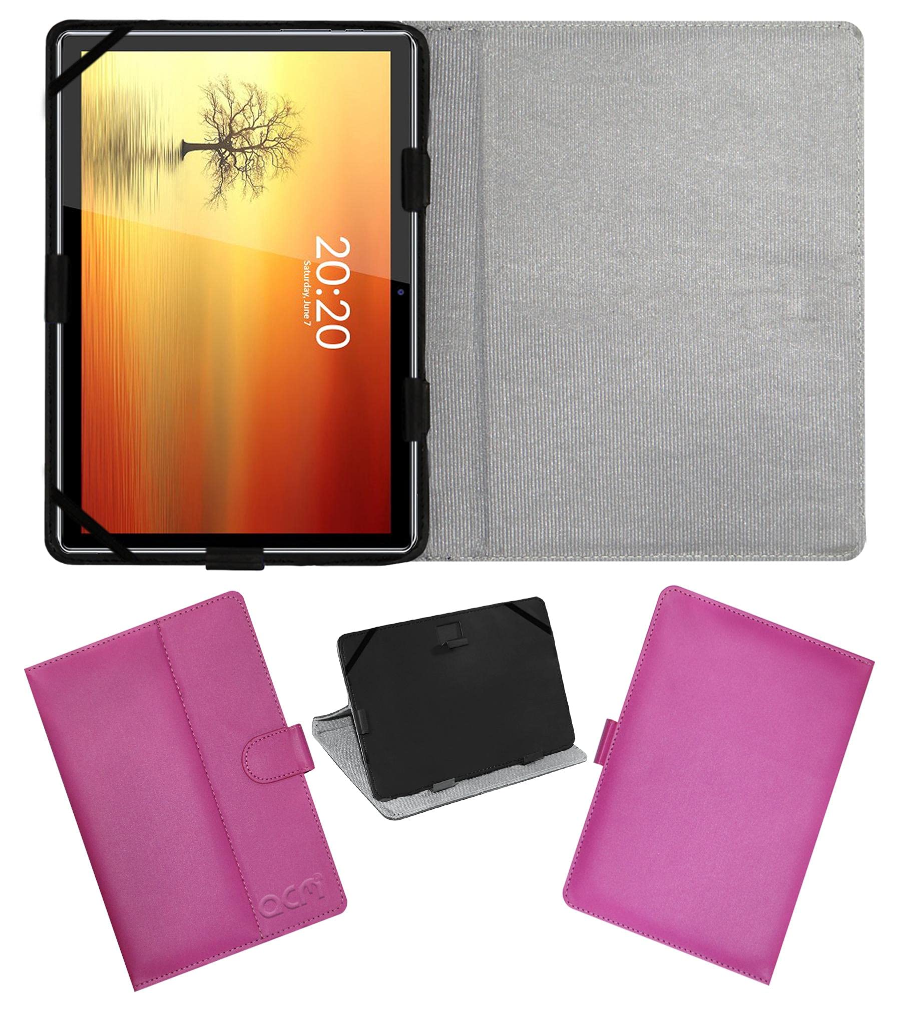 Acm Leather Flip Flap Case Compatible with Domo Slate Slp9 Tablet Cover Stand Blue (B09B47X8R5) Amazon Price History, Amazon Price Tracker