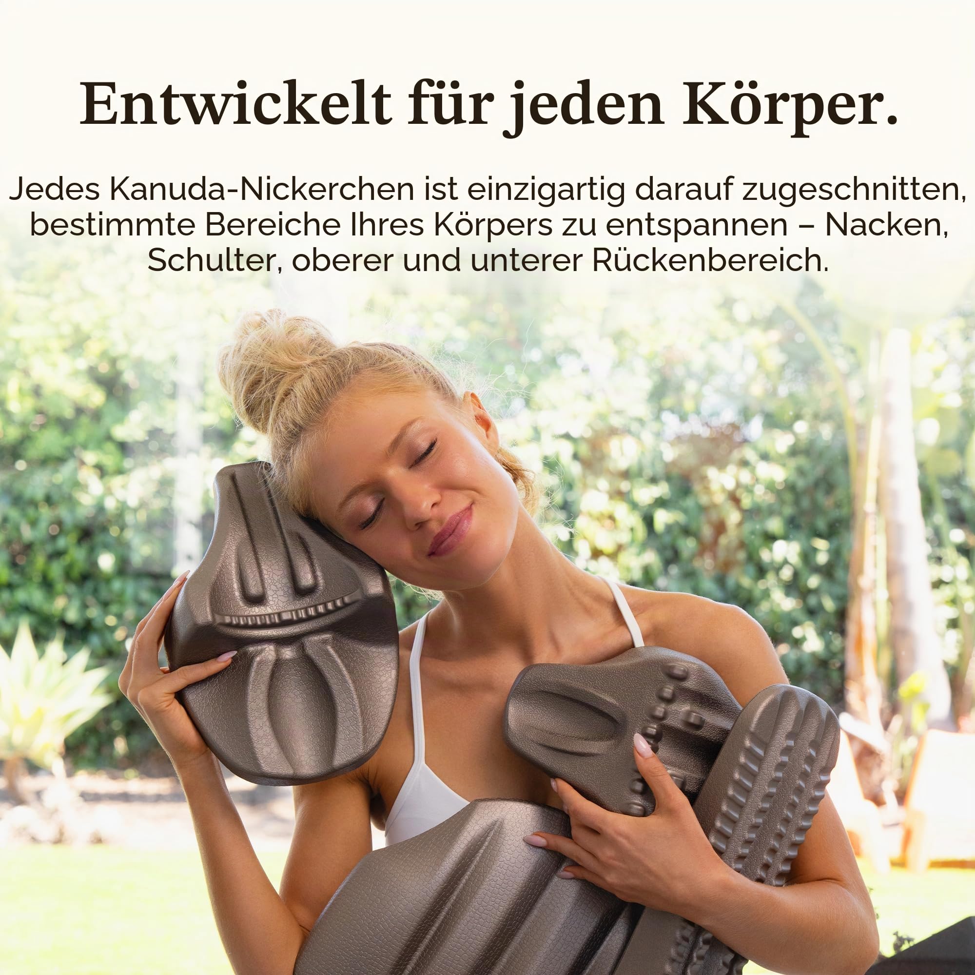 KANUDA Kopf-Nickerchen-Kissen – Zervikales Traktionsgerät zur Linderung von Nackenschmerzen Nackendehner, professionelles Nackenmassagegerät, Physiotherapie, entworfen von einem Physiotherapeuten