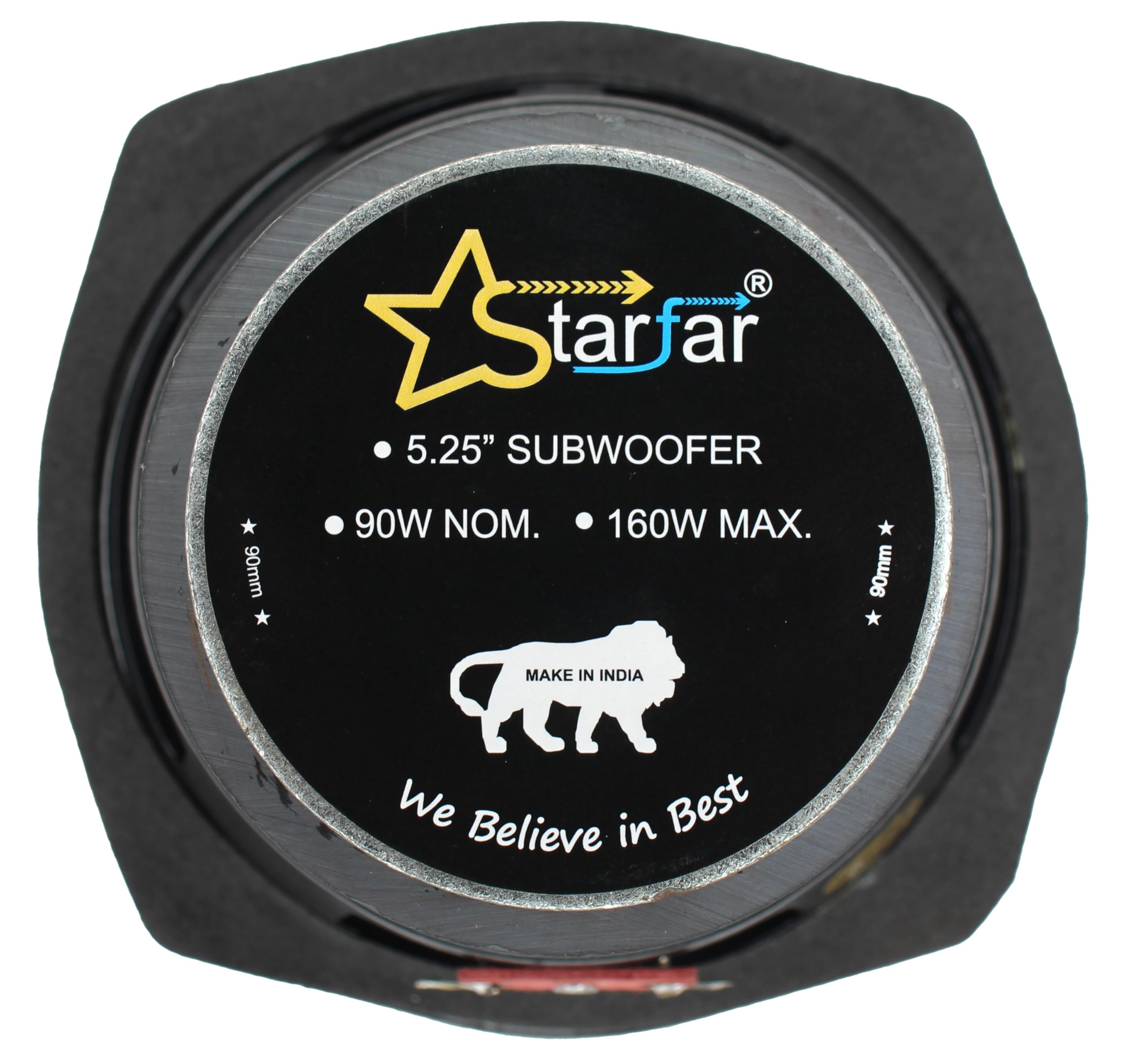 Starfar 5.25 inches Subwoofer 4Ohms/90Watts