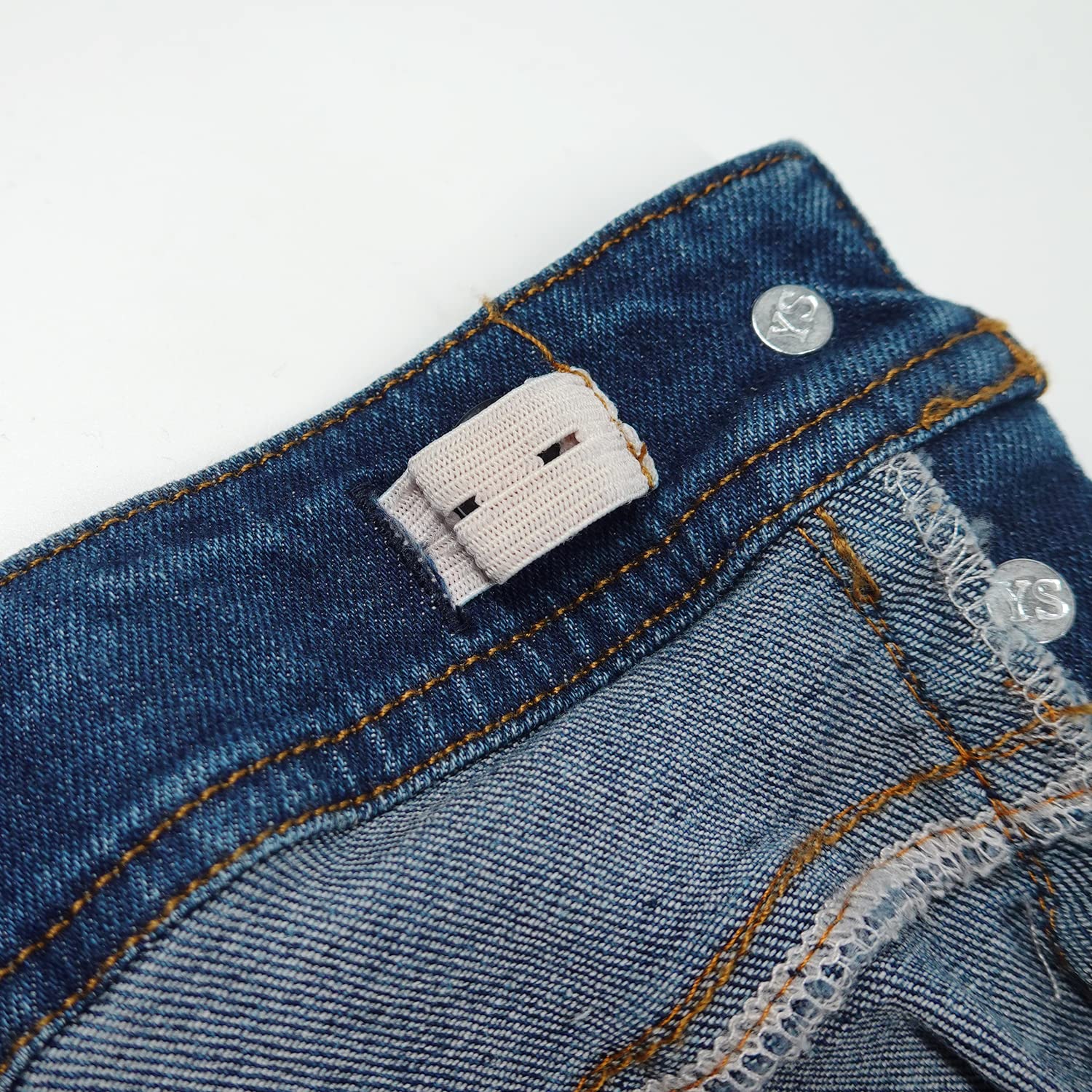 KIDSCOOL SPACE Salopette di jeans per ragazze, Tuta elasticizzata morbida con tasche con patta per bavaglino lavata